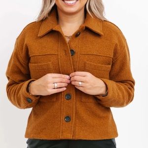 smash tess emory cropped jacket M/L new